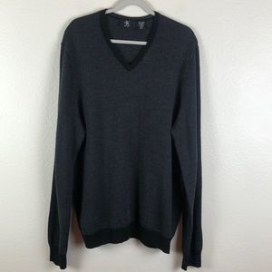 Calvin Klein Merino Wool V Neck Sweater Sz XXL